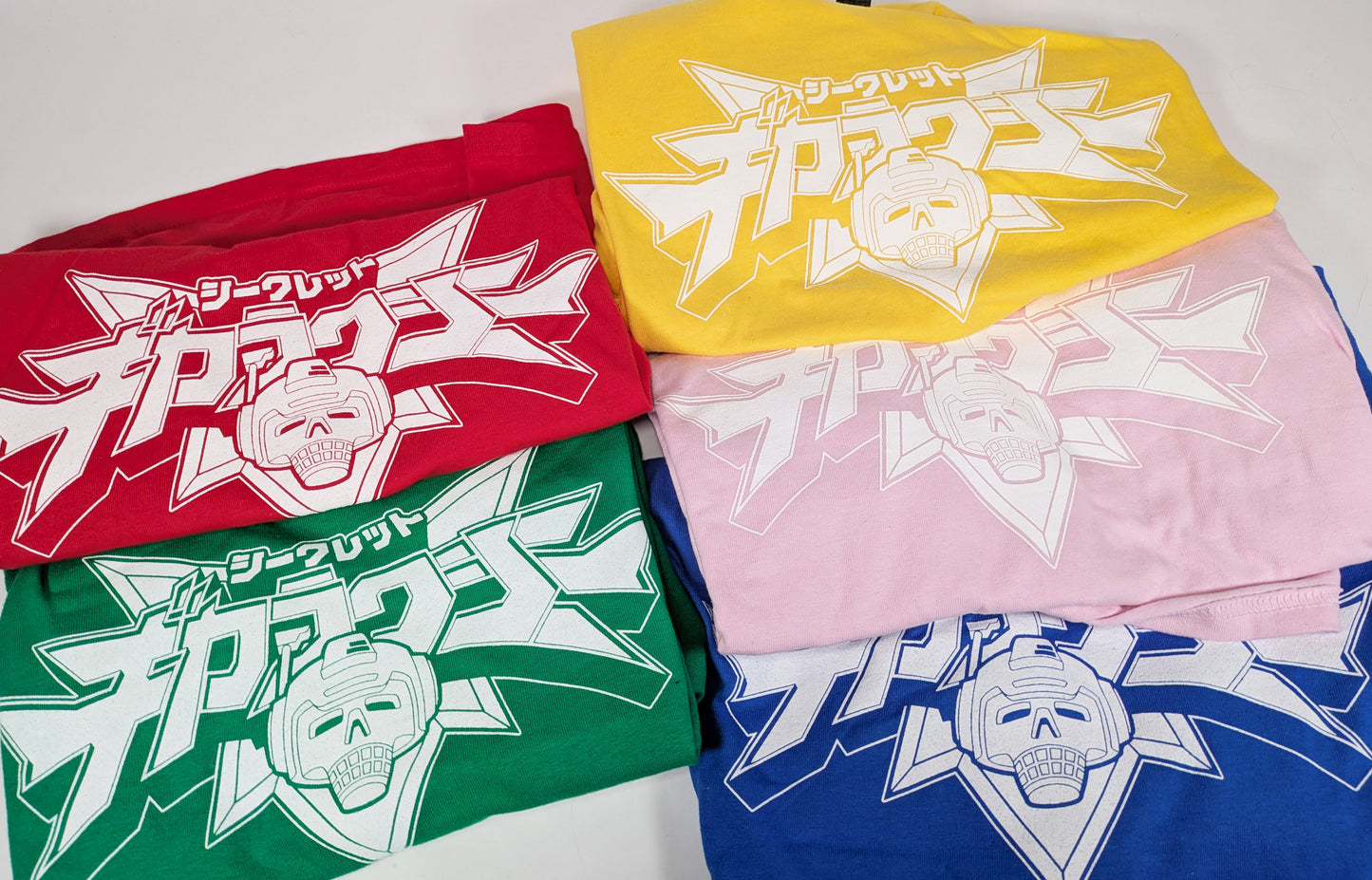 "Secret Galaxy" Super Sentai Logo Shirt Color Samples [YELLOW]